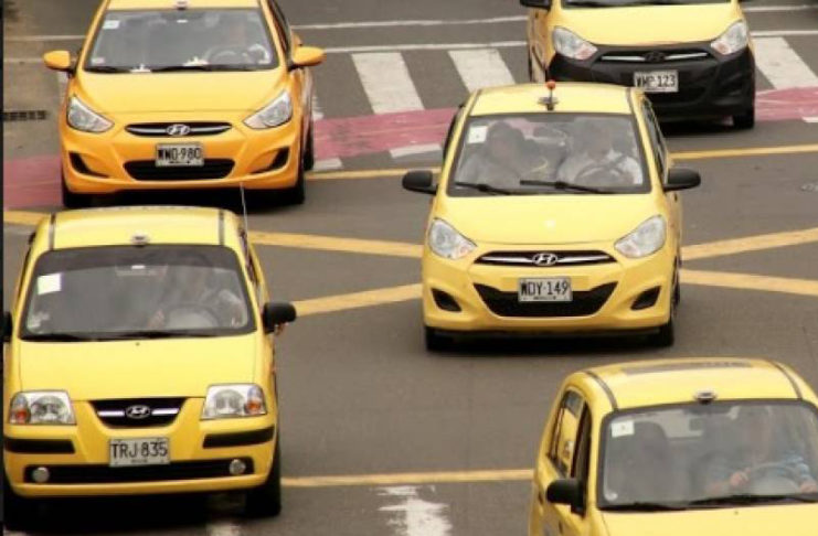 Paro nacional de taxista