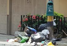 En Sabaneta denuncian grave situación de acumulación de basura en las calles
