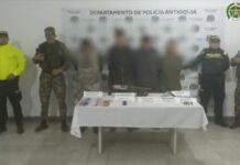 En Sonsón capturaron a cuatro personas implicadas en robos a buses del municipio