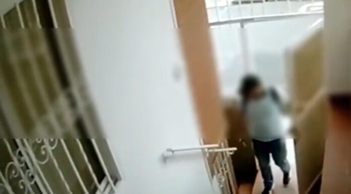 Hombre que roba en edificios