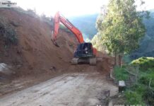 Por derrumbe permanece cerrada vía hacia central Hidroituango y otros municipios de Antioquia