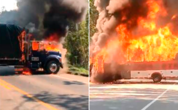 Capturado hombre señalado de quemar carros en el paro minero: sería del Clan del Golfo