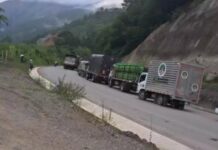 Cerrada vía hacia el Urabá antioqueño por gigantesco derrumbe