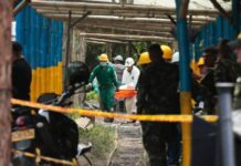 Mineros que estaban atrapados en una mina en Amagá fueron encontrados sin vida