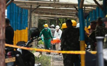Mineros que estaban atrapados en una mina en Amagá fueron encontrados sin vida