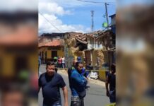 ¡Atención!, fuerte explosión en zona céntrica de Rionegro habría dejado una persona muerta y varios heridos