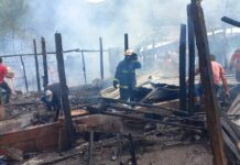 Incendio provocado por corto circuito dejó ocho casas quemadas en Dabeiba