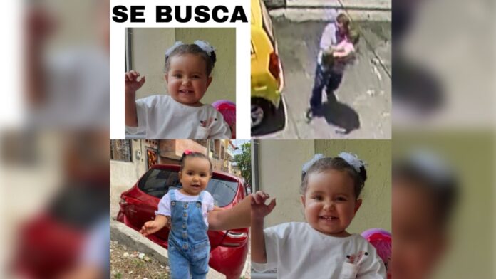 Bebé raptada en Medellín