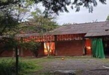 Finca bananera quedó consumida tras un incendio en Apartado