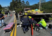 Una persona muerta dejó grave accidente hoy en la Variante Caldas