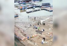 Tras disminución del caudal en la represa de Guatapé recogieron más de 7 toneladas de basura