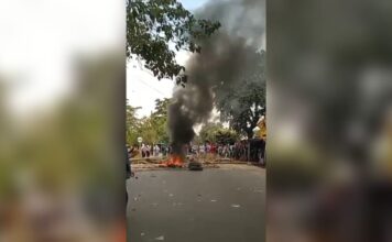 Mineros tienen bloqueada la vía Caucasia – Tarazá