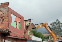 20 casas que eran usadas para la venta de drogas fueron demolidas en Amagá