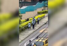 En tragedia casi termina enfrentamiento entre agentes de tránsito y motociclistas en Bello
