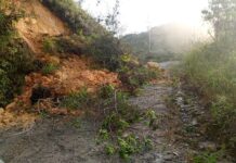 ¡Ojo!, hay cierres y varios derrumbes en vías de Santo Domingo