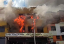 Incendio en El Hueco de Medellín