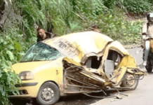 Taxista pierde la vida en Salgar tras ser impactado por una roca en la carretera