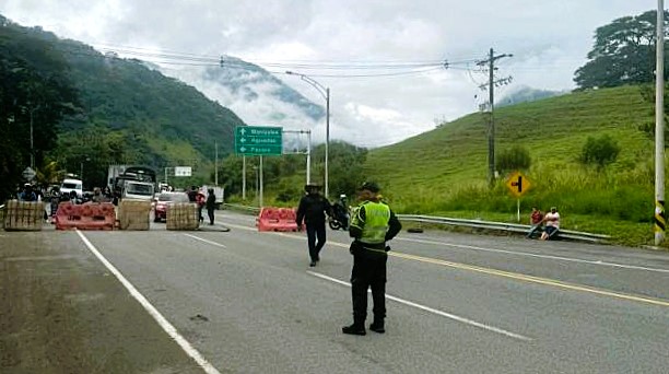 Bloqueos en La Pintada