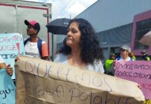 Protestas en la autopista Medellín-Bogotá por parte de los habitantes de la vereda Granizal