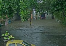 Se reportan fuertes lluvias en Medellín