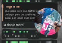 Posible funcionaria de la Fiscalía vistió insignias del ELN en las fiestas de Santo Domingo