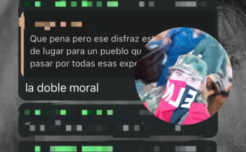 Posible funcionaria de la Fiscalía vistió insignias del ELN en las fiestas de Santo Domingo