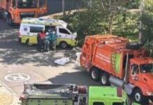 Colaborador de Emvarias muere a causa de accidente con el camión de la basura