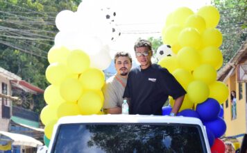 Richard Ríos visitó Vegachí y compartió con la comunidad