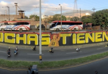 Vuelven a pintar el mural sobre los hechos de La Escombrera