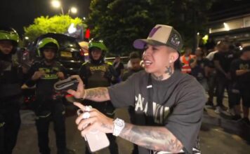 La chiva de Westcol fue intervenida por la Policía