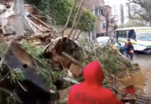 Deslizamiento de tierra bloquea la vía Bello – San Félix y genera alerta en la comunidad