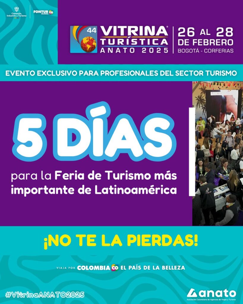 Anato 2025: Medellín y Antioquia participarán en la feria de turismo más importante del país 1 Anato 2025: Medellín y Antioquia participarán en la feria de turismo más importante del país