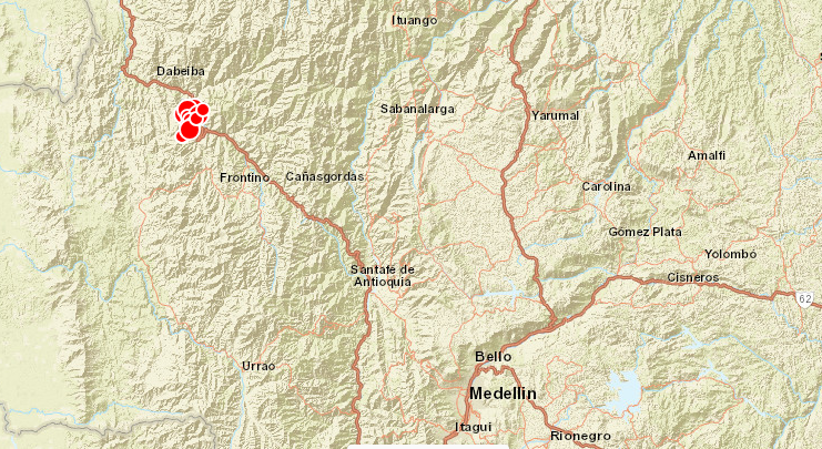 Sismos Antioquia