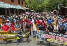 Paro minero en el Nordeste antioqueño: trabajadores del oro exigen cumplimiento de acuerdos
