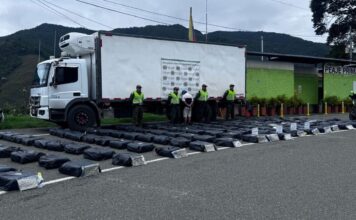 Policía incauta una tonelada de marihuana en la vía entre La Pintada y Medellín