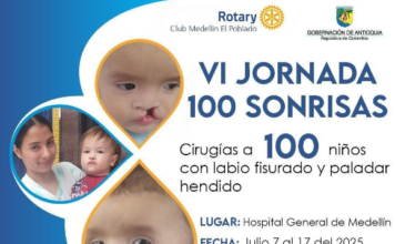 VI jornada 100 Sonrisas: Cirugías para niños con labio fisurado y paladar hendido