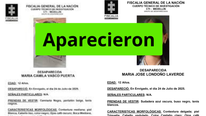 Aparecieron (1)