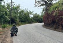 Monitorean la vía Remedios–Caucasia tras hallar y destruir cilindro con explosivos