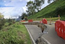 Riesgo de incomunicación preocupa a Belmira por daños en la vía principal