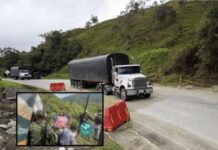 En Yarumal saquearon un camión accidentado mientras el conductor pedía ayuda