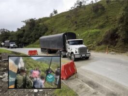 En Yarumal saquearon un camión accidentado mientras el conductor pedía ayuda