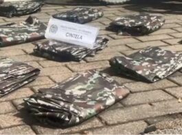 Incautan 700 carpas militares en Carepa que iban a manos de grupos ilegales