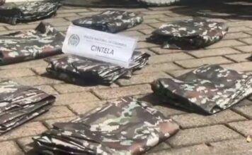 Incautan 700 carpas militares en Carepa que iban a manos de grupos ilegales
