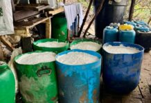 Una tonelada de cocaína al mes producía este laboratorio desmantelado