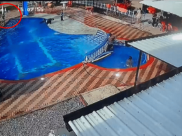 Rescate dramático en La Pintada: patrullera salvó a una niña que cayó a una piscina patrullera salvó a una niña que cayó a una piscina
