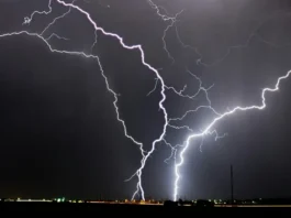 Un rayo mató a un hombre