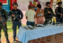 Capturan a pareja y escolta