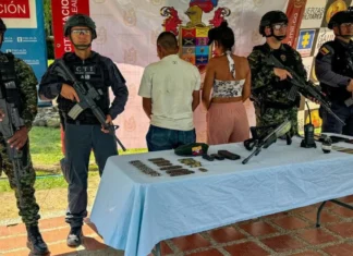 Capturan a pareja y escolta