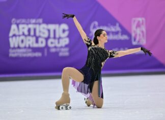 Antioqueña brilló en Alemania y clasificó a la final de la Copa Mundo de patinaje artístico