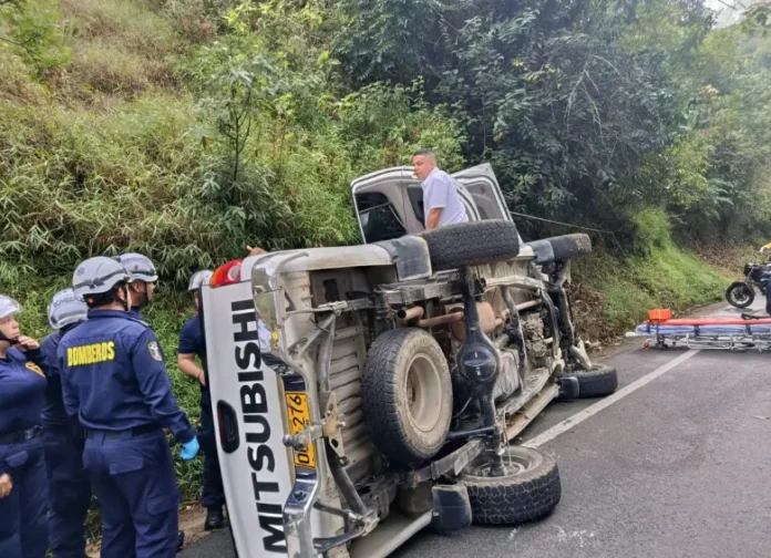 Cuatro concejales de Santa Fe de Antioquia sufrieron accidente de tránsito